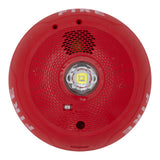 System Sensor CHSCRLED Indoor LED Chime Strobe Ceiling, Fire, Red