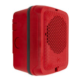 System Sensor SPRKL Outdoor Speaker Wall, Plain, Red