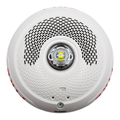 System Sensor SPSCWLED L-Series Indoor Speaker Ceiling-Mounted LED Strobe, "FIRE", White