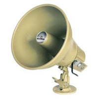 Bogen AH5A 5W Amplified Metal Horn Speakers with Volume Control