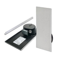 Bogen CSD1X2VRU Drop-in Ceiling Mounted Speaker with Back Can and Recessed Volume Control, 70V, 25V, Bright White