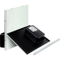 Bogen CSD2X2VRU Drop-In Ceiling Speaker with Back Can, Recessed Volume Control, Bright White