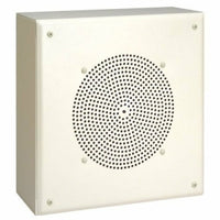 Bogen MB8TSQVR Metal Box Speaker with Recessed Volume Control, Off-White