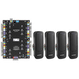Suprema CST-4DR-D2M 4-Door Access Control Kit with (4) XPD2-MDB Outdoor 125 kHZ and 13.56 Mhz Mullion Type RF Card Readers