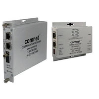 ComNet CNFE2004S1BPOE/M Small Size 100 Mbps Media Converter, SC Connector, Singlemode, 1-Fiber, 48v PoE