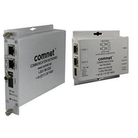 ComNet CNFE2004M1B 2-Channel 10/100 Mbps Ethernet Electrical to Optical Media Converter, 1550/1310nm, Multimode