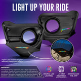 Can-Am Maverick X3 (2017-Up) Rear Door Speaker Panels with Digital LED Badge