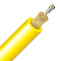Cleerline 12D9125SMOS2R SSF Micro-Distribution Cable LT, 12 Strand, Riser, 9/125, G657 A2/B2 OS2, Yellow, Spool, 1000'