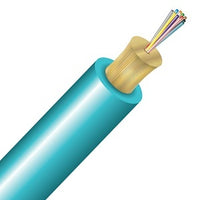 Cleerline TN012M3D9AP-B BendSafe Distribution Cable, Multimode, OM3, 12 Strand, Plenum, Aqua, Cut to Order