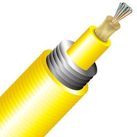 Cleerline TA024S2D9YP-B BendSafe Interlocking Armored Cable, Singlemode, OS2, 24 Strand, Distribution, Cut to Order