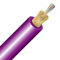 Cleerline 12D50125MOM4L-B SSF Micro-Distribution Cable LT, 12 Strand, LSZH-CPR I/O, 50/125, OM4, Magenta, Cut to Order