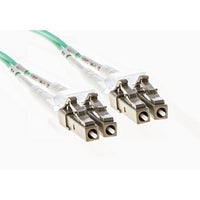 Cleerline 3DOM3LCLC0.5m XD Series Bend Performance Duplex Patch Cable, LC/UPC-LC/UPC, OM3, 3.0 mm Riser, Aqua, (0.5m) 1.6'