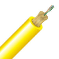 Cleerline 4D9125SMOS2L-B SFF Micro-Distribution Cable LT, 4 Strand, LSZH-CPR I/O, 9/125 G657 A2/B2 OS2, Yellow, Cut to Order