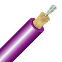 Cleerline 6D50125MOM4L SFF Micro-Distribution Cable LT, 6 Strand, LSZH-CPR I/O, 50/125, OM4, Magenta, Spool, 1000'