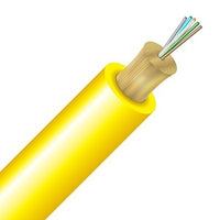 Cleerline 6D9125SMOS2L-B SFF Micro-Distribution Cable LT, 6 Strand, LSZH-CPR I/O, 9/125, G657 A2/B2 OS2, Yellow, Cut to Order