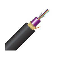 Cleerline 6DJMD50125OM4R SSF Double Jacket Micro-Distribution LT Cable, 6 Strand, Riser I/O, 50/125, OM4, Black, Spool, 1000'