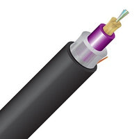 Cleerline 6RMD50125OM4R-B SFF Rugged Micro-Distribution Cable LT, 6 Strand, Riser I/O, 5/125, OM4, Black, Cut to Order