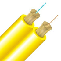 Cleerline D29125SMOSR-B SSF Duplex Cable Riser, 9/125, G657 A2/B2 OS2, Yellow