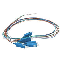 Cleerline PT-SC06-SM-1M BendSafe 900um Fiber Optic Pigtail Assembly, 6 Fiber, SC/UPC, 9 µm OS2, 1m