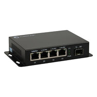 Cleerline SSF-1SFPx4RJ45POE-1G 1 x SFP to 4 x RJ45 PoE+ Gigabit Non-Managed Switch