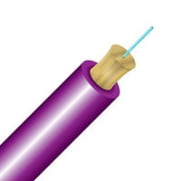 Cleerline S50125MOM4P SSF Simplex Cable, Plenum I/O, 50/125, OM4, Magenta, Spool, 1000'