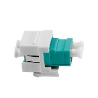 Cleerline SSF-LC-MMKIW Fiber Optic Keystone Insert, Duplex LC to LC, Multimode, White