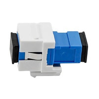 Cleerline SSF-SC-SMKIW Fiber Optic Keystone Insert, Simplex SC to SC, Single-mode, White