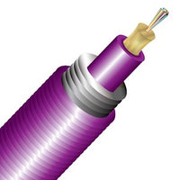 Cleerline TA012M4D9MP BendSafe Interlocking Armored Cable, Multimode, OM4, 12 Strand, Distribution, 1000'