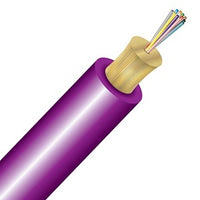 Cleerline TN012M4D9MR BendSafe OM4 Distribution Cable, Multimode, 12-Strand, Riser, 1000', Magenta