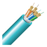 Cleerline 4B50125OM3P 4 Strand Breakout Fiber Optic Cable - 1000 Ft