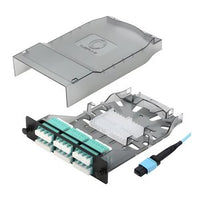 Cleerline CTG-MTLC24-MM-U HD MTP Elite 24-Fiber Cassette, MM(OM4), 1x24F MTP Male to 24 Quad LC/UPC, Type Universal