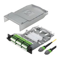 Cleerline CTG-MTLC2X12-SMA-U HD MTP Elite 24-Fiber Cassette, SM(OS2), 2x12F MTP Male to 24 Quad LC/APC, Type Universal