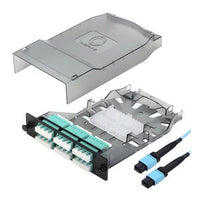 Cleerline CTG-MTLC2X12-SMU-U HD MTP Elite 24-Fiber Cassette, SM(OS2), 2x12F MTP Male to 12 Quad LC/UPC, Type Universal
