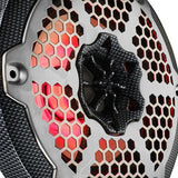 NXL 6.5" 2-Way Coaxial Marine Speaker With LED RGB Lights 100 Watts Rms 4-Ohm - Black Carbon Fiber