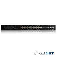 IDIS CRIS28V3 Commutateur DirectNET Gigabit PoE 28 ports, 370W