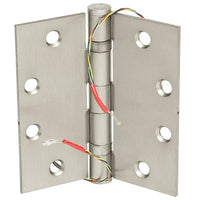 Command Access ETH2WH4545 652 5SW 2-Wire Energy Transfer Hinge, 4-1/2" x 4-1/2", 5 Knuckle Standard Weight, 18AWG, Satin Chromium Plated Finish