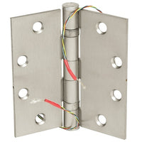 Command Access ETH4W4040 626 CH-BB79 4-Wire Energy Transfer Hinge, 4" x 4", 5 Knuckle Standard Weight, 26AWG, Satin Chromium Plated Finish