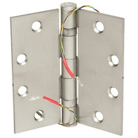 Command Access ETH4W4545 626 CH-BB79 2-Wire Energy Transfer Hinge, 4-1/2" x 4-1/2", 5 Knuckle Standard Weight, 20AWG, Satin Chrome