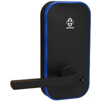 Centrios CEB100-TB-BSP-PARA-CE234S-497-KR Cylindrical Lock Key-in-Lever, Taylor Bay, PARA, 2 3/4" Backset Square Corner Latch, ANSI 4 7/8", Black Suede Powdercoat