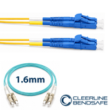 Cleerline CTG-B4C-02LULU-15m BendSafe® OM4 LC/UPC-LC/UPC Patch Cord 1.6mm 15m