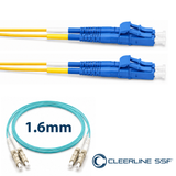 Cleerline CTG-S4C-02LULU-20m SSF™ OM4 LC/UPC-LC/UPC Patch Cord 1.6mm 20m