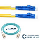 Cleerline CTG-B4E-02LULU-15m BendSafe® OM4 LC/UPC-LC/UPC Patch Cord 2.0mm 15m