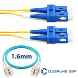 Cleerline CTG-S4C-02SUSU-15m SSF™ OM4 SC/UPC-SC/UPC Patch Cord 1.6mm 15m