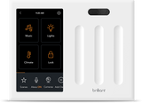 Brilliant BCP120US-WH3 Smart Home Control 3-Switch Panel, 2nd Gen, White