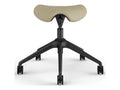 Humanscale F500GCL11FSKNSC Freedom Active Pony Stool with Bar Height Cylinder - Mineral Corvara Leather