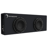 Diamond Audio DESMB8DA Diamond Elite DES Dual 8" Slot-Vented Active Subwoofer Enclosure