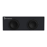 Diamond Audio DESMB8DA Diamond Elite DES Dual 8" Slot-Vented Active Subwoofer Enclosure