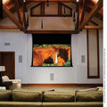 Draper 116022LP 133" Targa Electric Projection Screen with Low Voltage Controller with Plug and Play Option, HDTV, Matt White XT1000E