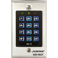 Securitron DK-12 Digital Keypad, Stainless Steel Backplate