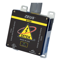 DITEK D100-4803D Series Internal Surge Protective Device, 480W Delta, 3W + G Wiring